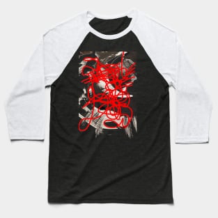 Red and Black Mix by RegiaArt Baseball T-Shirt